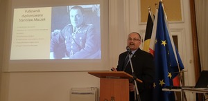 Spotkanie z cyklu „Przystanek Historia” – Wrzesień pułkownika Stanisława Maczka w Brukseli.