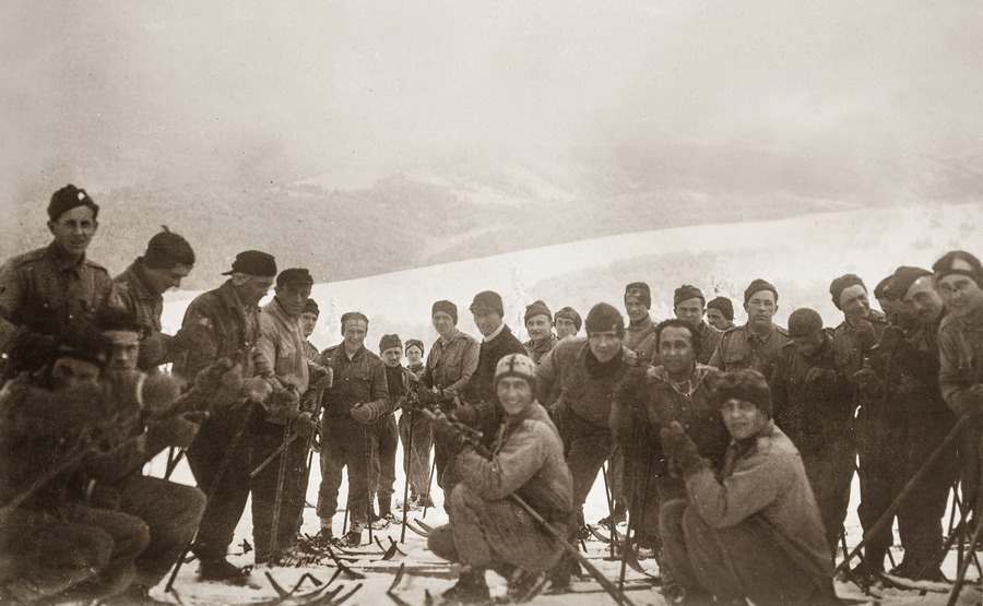 Szkolenie narciarskie.