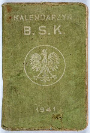Zdjęcie 009. Okładka Kalendarzyka Brygady Strzelców Karpackich na rok 1941, należącego do st. ułana M. Wąsika.