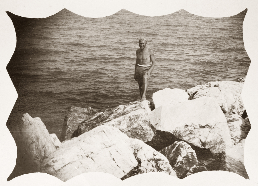 Zdjęcie 032. Kapral Michał Bar nad Adriatykiem w Civitanova Marche we Włoszech, ok. 1945 r.