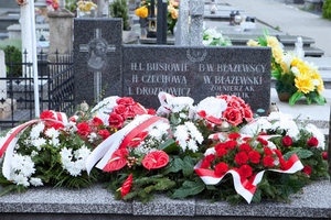 Uroczystość upamiętniająca 75. rocznicę śmierci por. Wiktora Tadeusza Błażewskiego „Orlika” w Świlczy.