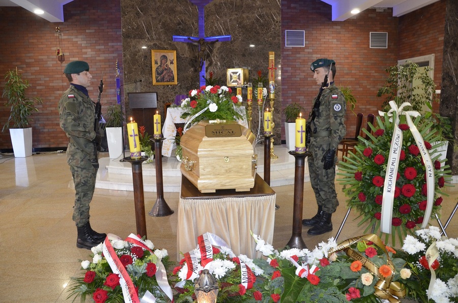 Uroczystości pogrzebowe Stanisława Micała - prezesa Zarządu Okręgu WiN w Rzeszowie. Fot. Katarzyna Gajda-Bator.