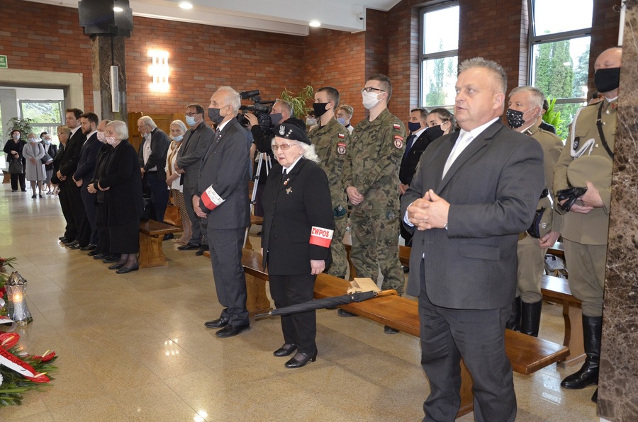 Uroczystości pogrzebowe Stanisława Micała - prezesa Zarządu Okręgu WiN w Rzeszowie. Fot. Katarzyna Gajda-Bator.