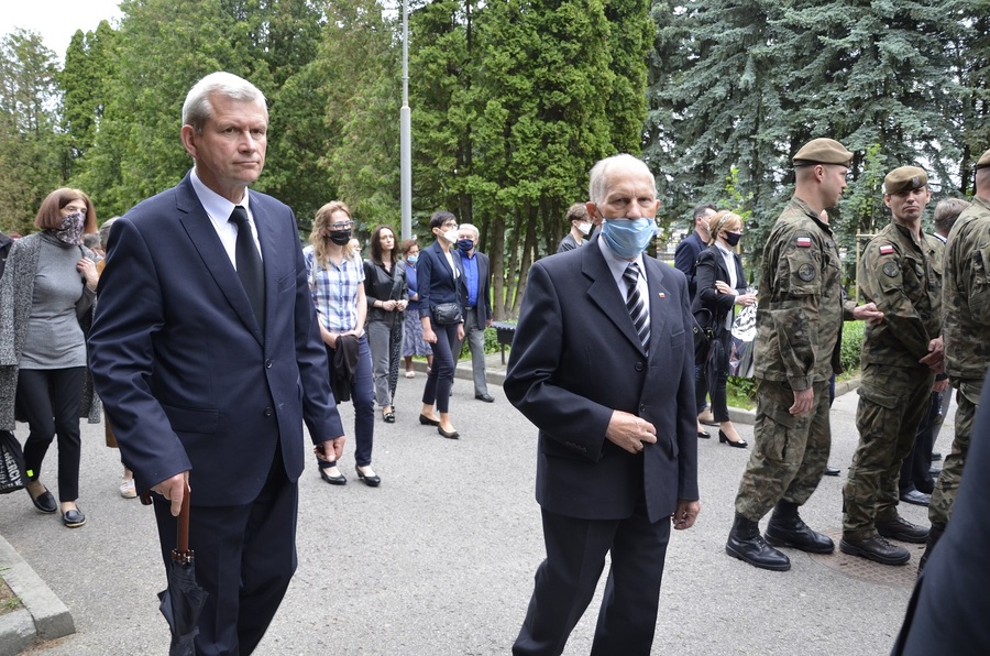 Uroczystości pogrzebowe Stanisława Micała - prezesa Zarządu Okręgu WiN w Rzeszowie. Fot. Katarzyna Gajda-Bator.