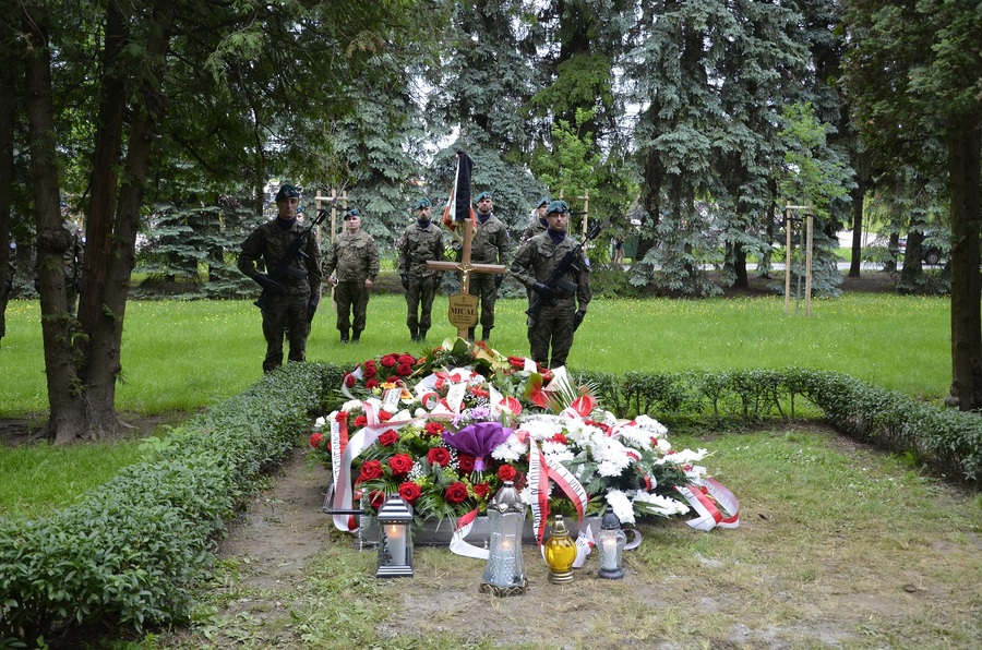 Uroczystości pogrzebowe Stanisława Micała - prezesa Zarządu Okręgu WiN w Rzeszowie. Fot. Katarzyna Gajda-Bator.