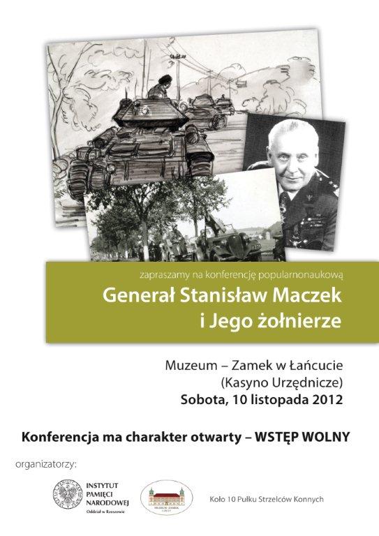 Plakat informujący o konferencji