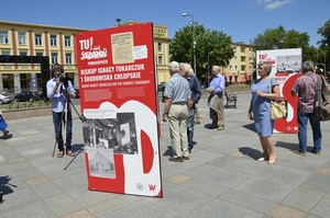 Otwarcie wystawy „Tu rodziła się Solidarność” w Mielcu. Fot. Katarzyna Gajda-Bator