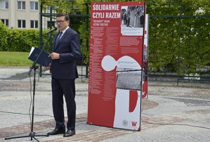 Otwarcie wystawy „Tu rodziła się Solidarność” w Rzeszowie.
