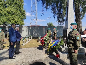 Otwarcie odnowionego cmentarza żołnierzy Armii Ukraińskiej Republiki Ludowej w Łańcucie