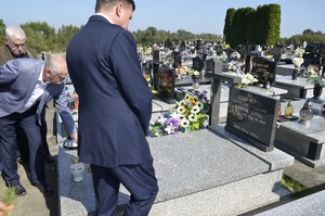 Wizyta na grobie Józef a i Danuty Kinel w Iwoniczu.