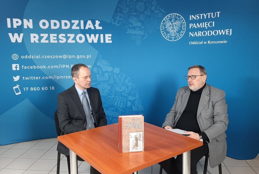 Dr Piotr Chmielowiec - OBBH IPN w Rzeszowie i dr Jędrzej Lipski - autor programu