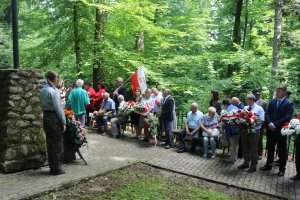 Uroczystości upamiętniające 81. rocznicę egzekucji na Górze Gruszka w pobliżu wsi Tarnawa Górna (pow. Sanok)