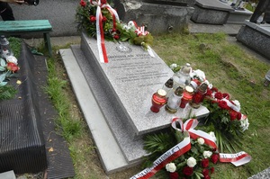 Grób Bronisława Stęgi „Kolejarza” na cmentarzu Pobitno w Rzeszowie