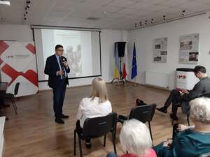 Spotkanie z Polakami w Centrum Kultury Polskiej i Dialogu Europejskiego w Iwano-Frankiwsku w ramach Przystanku Historia z IPN
