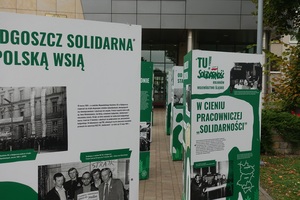 Prezentacja wystawy „Tu rodziła się »Solidarność« rolników” – Rzeszów, 28 września. Fot. Jakub Izdebski/IPN Rzeszów