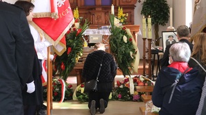 Pogrzeb mjr Janiny Wierzbickiej - Kopeć żołnierza AK i Świadka Historii IPN -  Rzeszów, 2 października 2021.Fot. Joanna Kudyba/IPN Rzeszów