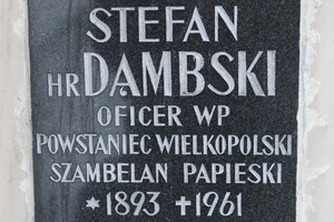 Grób hrabiego Stefana Dąmbskiego na Cmentarzu w Rudnej Wielkiej. Fot. Stanisław Stopyra IPN O/Rzeszów