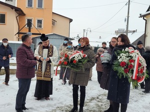 XIV Obchody Międzynarodowego Dnia Pamięci o Ofiarach Holokaustu - Korczyna, 25 stycznia 2022 r. Fot. K. Gajda-Bator IPN O/Rzeszów