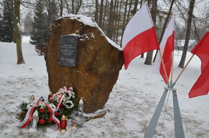 XIV Obchody Międzynarodowego Dnia Pamięci o Ofiarach Holokaustu - Korczyna, 25 stycznia 2022 r. Fot. K. Gajda-Bator IPN O/Rzeszów