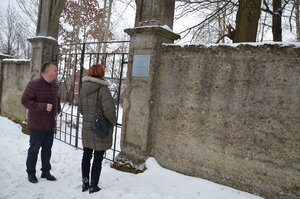 Cmentarz żydowski przy ul. Wierzbowej - Korczyna, 25 stycznia 2022 r. Fot. K. Gajda-Bator IPN O/Rzeszów