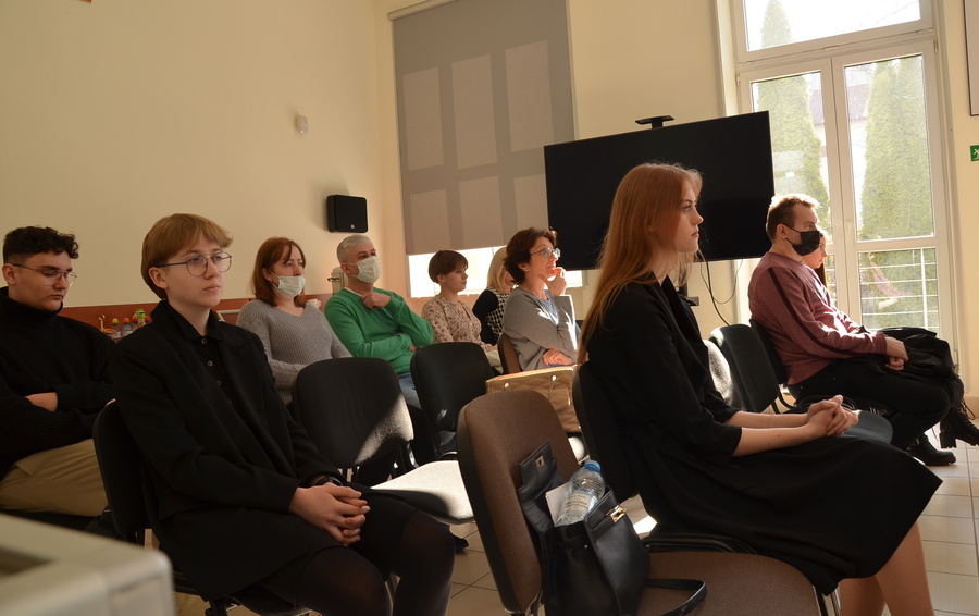 Regionalny półfinał VIII Ogólnopolskiego Konkursu Recytatorskiego „W kręgu poezji i prozy lagrowej więźniarek obozu KL Ravensbrück” – Rzeszów, 18 marca 2022. Fot. K. Gajda-Bator (IPN Rzeszów)