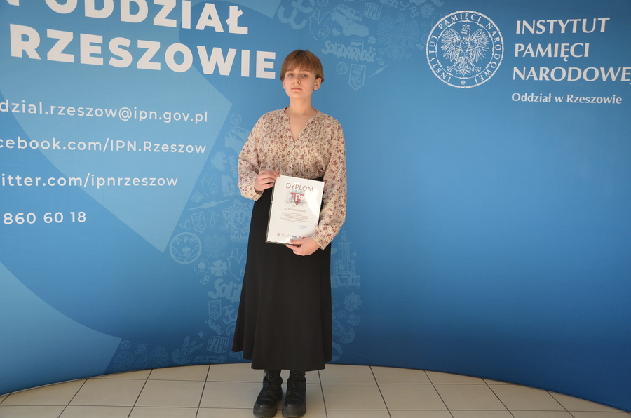 Regionalny półfinał VIII Ogólnopolskiego Konkursu Recytatorskiego „W kręgu poezji i prozy lagrowej więźniarek obozu KL Ravensbrück” – Rzeszów, 18 marca 2022. Fot. K. Gajda-Bator (IPN Rzeszów)