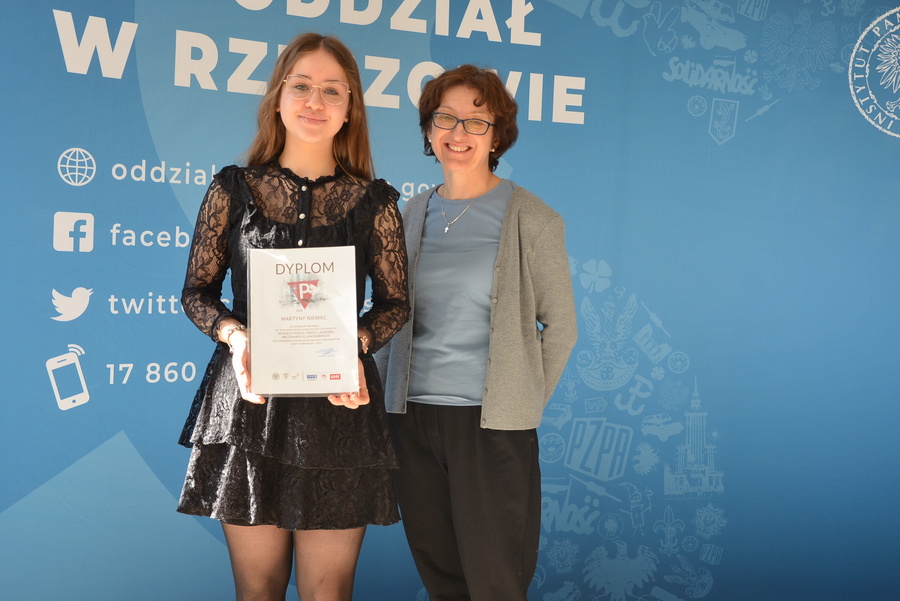 Regionalny półfinał VIII Ogólnopolskiego Konkursu Recytatorskiego „W kręgu poezji i prozy lagrowej więźniarek obozu KL Ravensbrück” – Rzeszów, 18 marca 2022. Fot. K. Gajda-Bator (IPN Rzeszów)