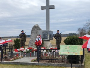 Obchody 78. rocznicy pacyfikacji wsi Rudka przez nacjonalistów ukraińskich, 24 kwietnia 2022 r. Fot. Maria Rejman IPN O/Rzeszów