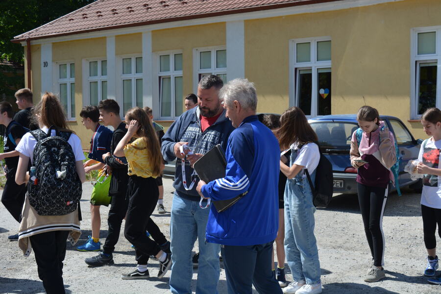 Miś Wojtek – przyjaciel i bohater, zajęcia edukacyjne dla dzieci i młodzieży – Dębica, 16 maja 2022. Fot. Monika Rojek-Kałek