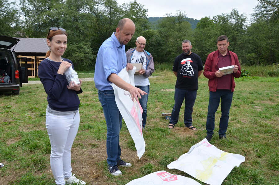 Zajęcia edukacyjne na obozie zorganizowanym przez IPN – Nasiczne, 8 sierpnia 2022. Fot. Katarzyna Gajda-Bator IPN O/Rzeszów