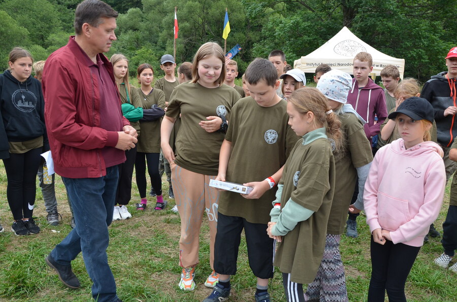 Zajęcia edukacyjne na obozie zorganizowanym przez IPN – Nasiczne, 8 sierpnia 2022. Fot. Katarzyna Gajda-Bator IPN O/Rzeszów