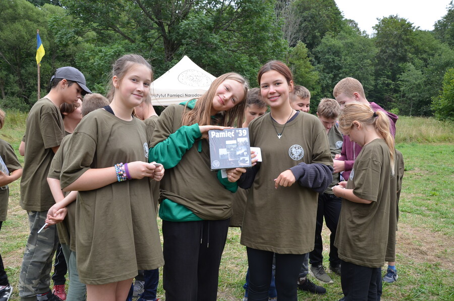 Zajęcia edukacyjne na obozie zorganizowanym przez IPN – Nasiczne, 8 sierpnia 2022. Fot. Katarzyna Gajda-Bator IPN O/Rzeszów