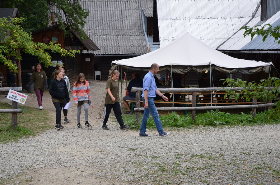 Zajęcia edukacyjne na obozie zorganizowanym przez IPN – Nasiczne, 8 sierpnia 2022. Fot. Katarzyna Gajda-Bator IPN O/Rzeszów