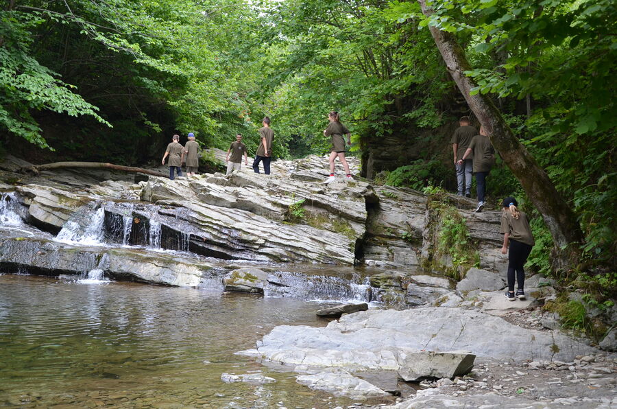 Zajęcia edukacyjne na obozie zorganizowanym przez IPN – Nasiczne, 8 sierpnia 2022. Fot. Katarzyna Gajda-Bator IPN O/Rzeszów