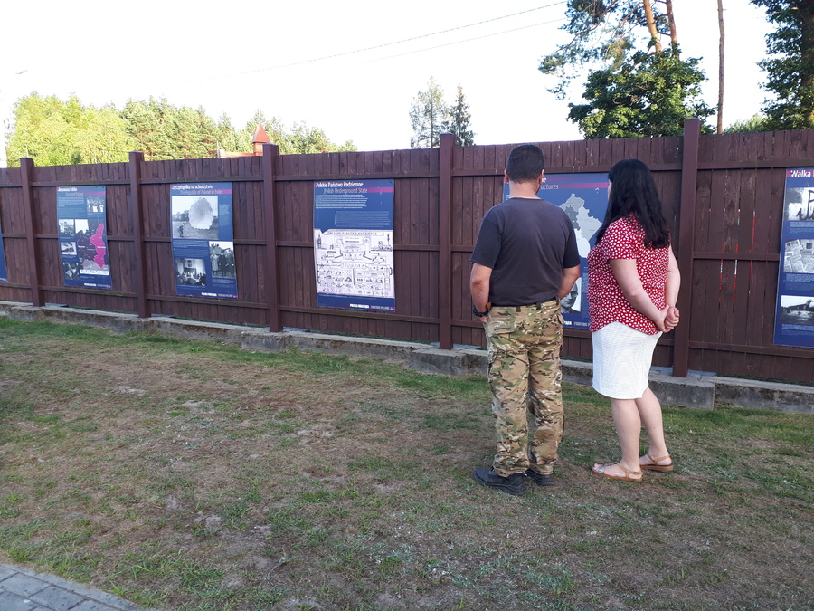 Prezentacja wystawy IPN „Polska Walcząca” – Bliźnie, 7 sierpnia 2022. Fot. Mateusz Surman