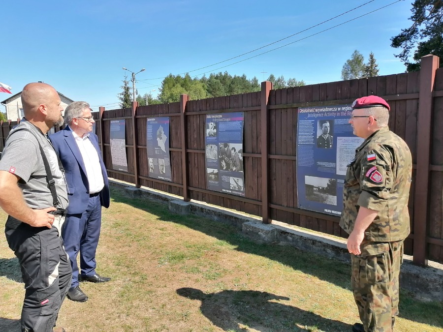 Prezentacja wystawy IPN „Polska Walcząca” – Bliźnie, 7 sierpnia 2022. Fot. Mateusz Surman