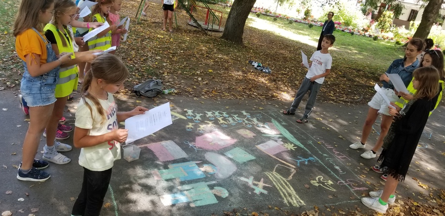 „Z pieśnią przez wieki – historia polskiego hymnu w związku z 200 rocznicą śmierci Józefa Wybickiego” na obozie w Myczkowcach, 23 sierpnia 2022. Fot. Zenon Fajger (IPN)