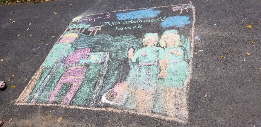 „Z pieśnią przez wieki – historia polskiego hymnu w związku z 200 rocznicą śmierci Józefa Wybickiego” na obozie w Myczkowcach, 23 sierpnia 2022. Fot. Zenon Fajger (IPN)