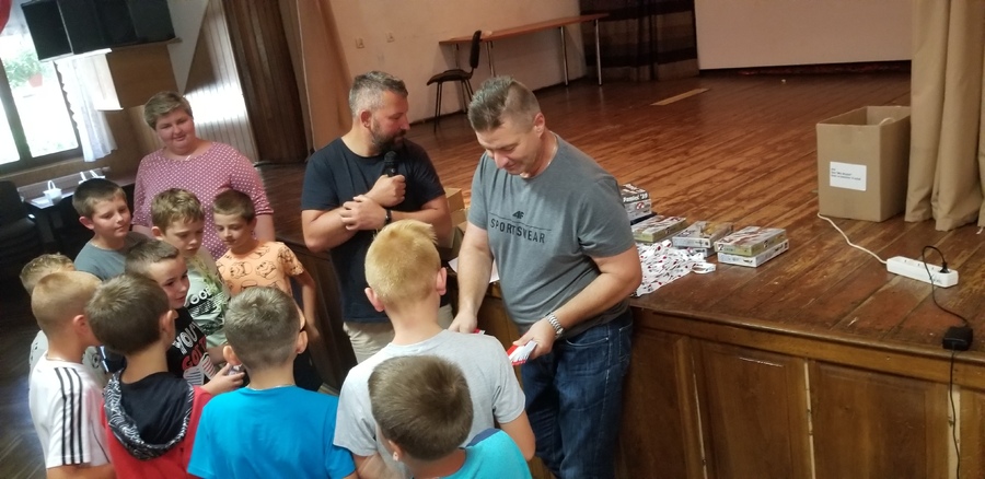 „Z pieśnią przez wieki – historia polskiego hymnu w związku z 200 rocznicą śmierci Józefa Wybickiego” na obozie w Myczkowcach, 23 sierpnia 2022. Fot. Zenon Fajger (IPN)