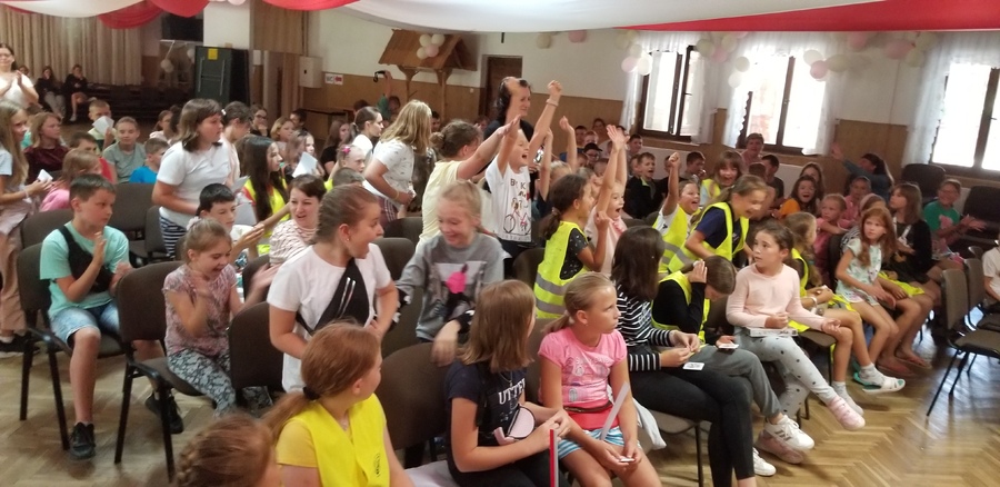 „Z pieśnią przez wieki – historia polskiego hymnu w związku z 200 rocznicą śmierci Józefa Wybickiego” na obozie w Myczkowcach, 23 sierpnia 2022. Fot. Zenon Fajger (IPN)