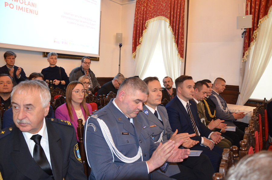 Upamiętnienie Michała Stasiuka zamordowanego za pomoc Żydom w czasie okupacji niemieckiej – Rzeszów, 29 listopada 2022. Fot. Katarzyna Gajda-Bator IPN