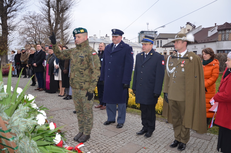 Upamiętnienie Michała Stasiuka zamordowanego za pomoc Żydom w czasie okupacji niemieckiej – Rzeszów, 29 listopada 2022. Fot. Katarzyna Gajda-Bator IPN