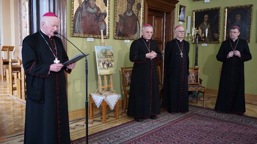 Ogłoszenie decyzji Papieża Franciszka o beatyfikacji Rodziny Ulmów - Dom Biskupi w Przemyślu, 17 grudnia 2022 r. Fot. ks. Maciej Flader/Niedziela Przemyska