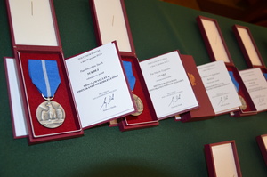 Wręczenie Medali Stulecia Odzyskanej Niepodległości dla pracowników IPN – Rzeszów, 7 lutego 2023. Fot. Katarzyna Gajda-Bator (IPN)