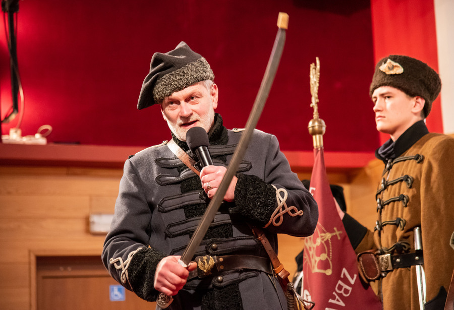 Powstańcza wieczornica w Kolbuszowej – 12 lutego 2023. Fot. Mateusz Starzec (MDK Kolbuszowa)