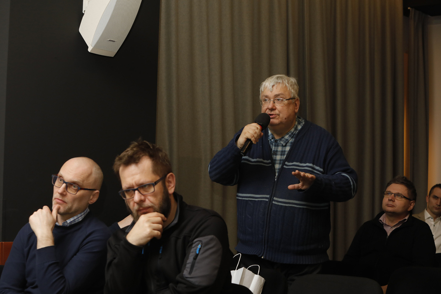 Spotkanie z cyklu „Książki pełne historii" odbyło się w Centralnym Przystanku Historia – Warszawa, 22 lutego 2023. Fot. Piotr Życiński (IPN)