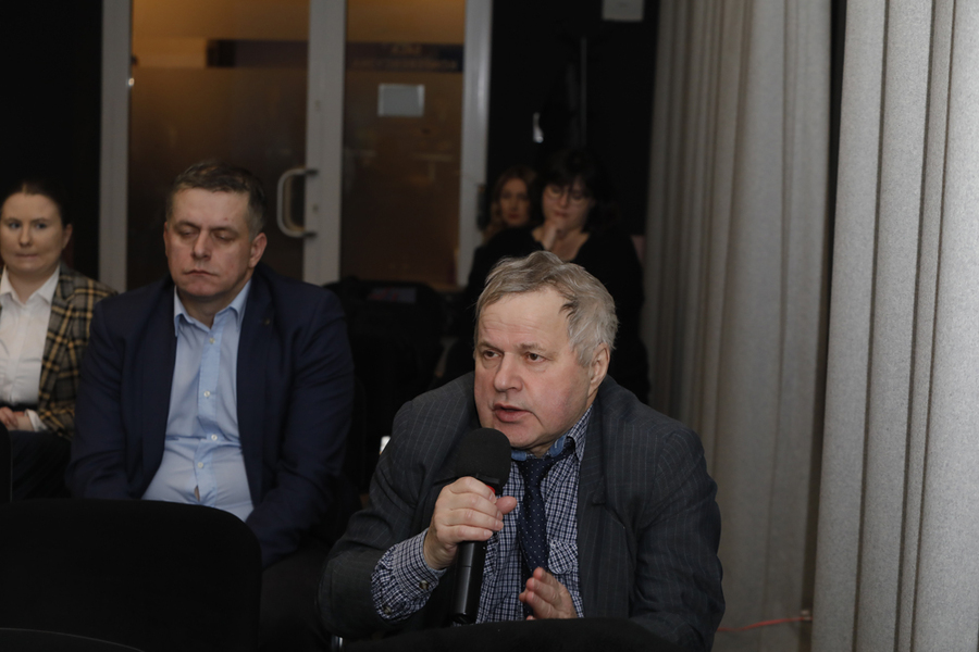 Spotkanie z cyklu „Książki pełne historii" odbyło się w Centralnym Przystanku Historia – Warszawa, 22 lutego 2023. Fot. Piotr Życiński (IPN)