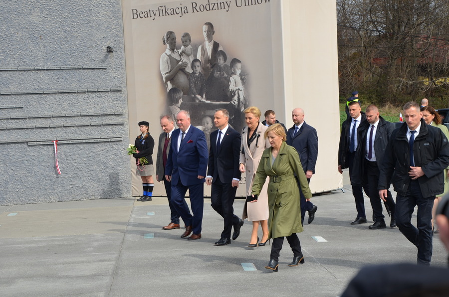 Narodowy Dzień Pamięci Polaków ratujących Żydów pod okupacją niemiecką z udziałem prezydenta Andrzeja Dudy – Markowa, 24 marca 2023. Fot. Katarzyna Gajda-Bator (IPN)