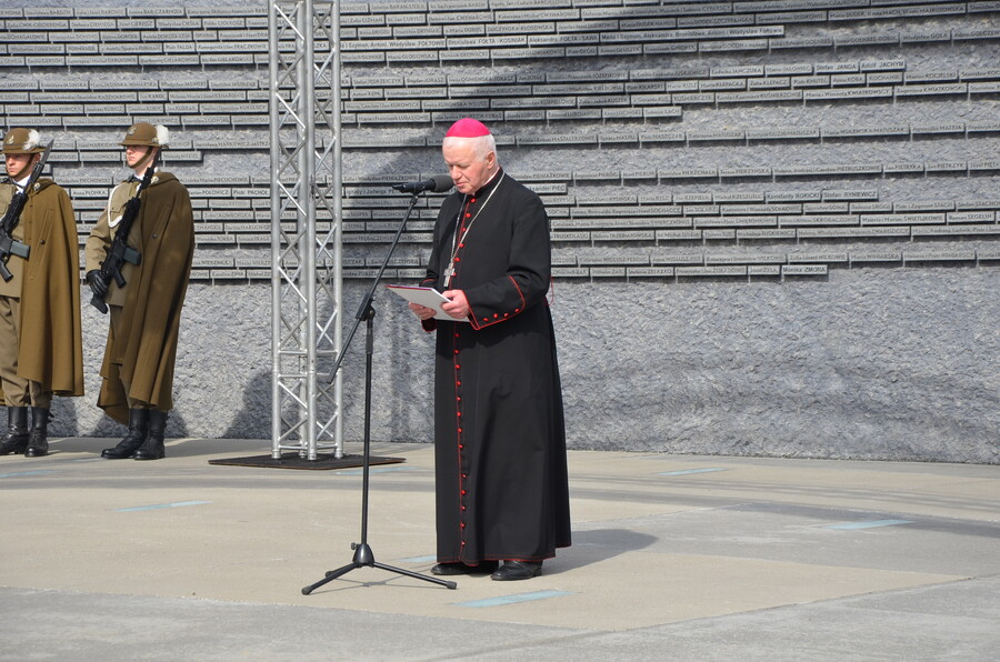 Narodowy Dzień Pamięci Polaków ratujących Żydów pod okupacją niemiecką z udziałem abp. Adama Szala – Markowa, 24 marca 2023. Fot. Katarzyna Gajda-Bator (IPN)