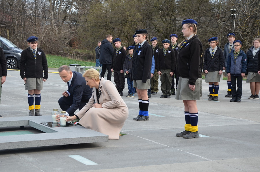 Narodowy Dzień Pamięci Polaków ratujących Żydów pod okupacją niemiecką z udziałem prezydenta Andrzeja Dudy – Markowa, 24 marca 2023. Fot. Katarzyna Gajda-Bator (IPN)